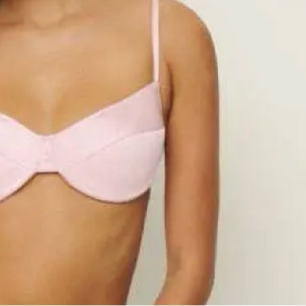 Reformation Pink Women's Bra